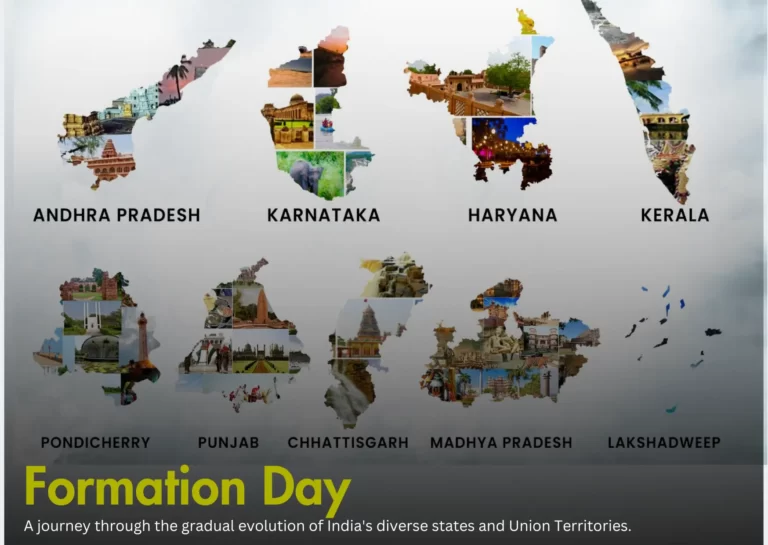 A journey through the gradual evolution of India’s diverse states and Union Territories.